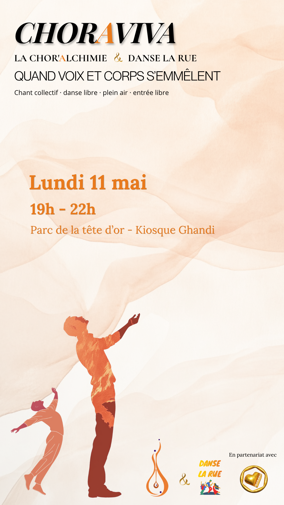 ChoraViva — Lundi 11 mai · Kiosque Gandhi